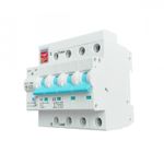 Casa si Gradina - Electrice - Distributie electrica si comanda - Sigurante - Siguranta Automata Inteligenta Techstar® WiFi, Tuya/Smartlife, 4P Poli, 3P+N, Trifazat, 80A, Compatibila Google Home - Infinity.ro