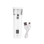 Electronice si Electrocasnice - Climatizare si sisteme de incalzire - Aparate filtrare aer - Umidificatoare - Umidificator Techstar® Hidratare Ten, Pulverizare Abur Rece, Rezervor 40ML, Display LCD, Reincarcabil, USB, 1200mAh - Infinity.ro