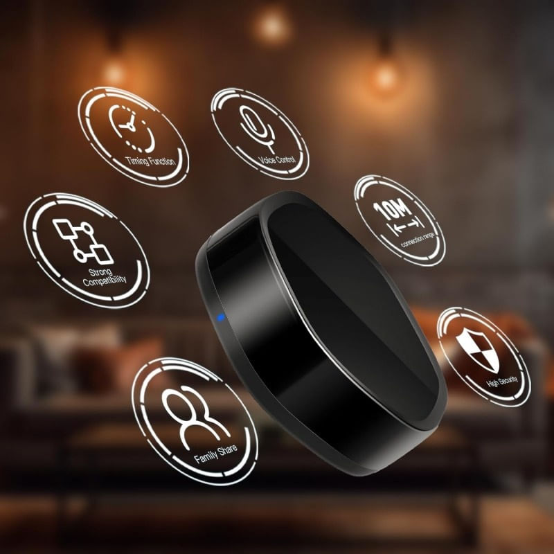 Casa si Gradina - Electrice - Smart Home - Control acces si accesorii - Hub inteligent si telecomanda IR inteligenta 2 in 1 Techstar®, WiFi 2.4G, 5V-1A, compatibil Tuya, SmartLife, Alexa - Infinity.ro