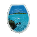Casa si Gradina - Sanitare - Obiecte sanitare - Accesorii vase de toaleta - Capac wc Universal, Colorat insula - Infinity.ro