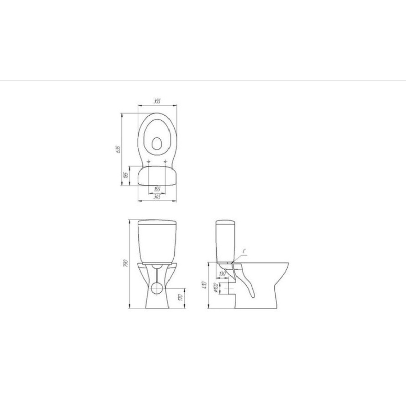 Casa si Gradina - Sanitare - Obiecte sanitare - Vase de toaleta - Set compact WC iesire Verticala ,Rezervor ceramica, Capac WC alb, Racord wc excentric, mecanism wc, set fixare pardoseal - Infinity.ro