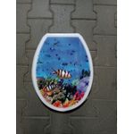 Casa si Gradina - Sanitare - Obiecte sanitare - Accesorii vase de toaleta - Capac wc Universal, Colorat Starfish - Infinity.ro