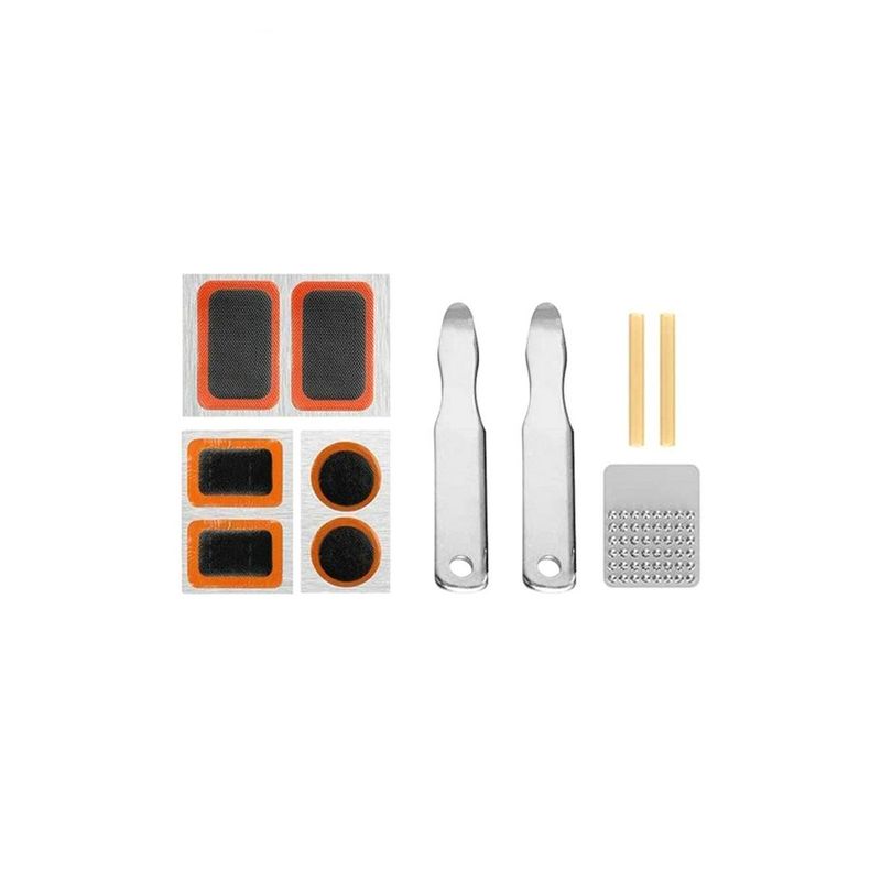 Sport si Outdoor - Ciclism - Piese pentru biciclete - Scule biciclete - Set chei si accesorii reparat bicicleta, husa de transport compacta, negru - Infinity.ro