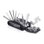 Sport si Outdoor - Ciclism - Piese pentru biciclete - Scule biciclete - Set chei si accesorii reparat bicicleta, husa de transport compacta, negru - Infinity.ro