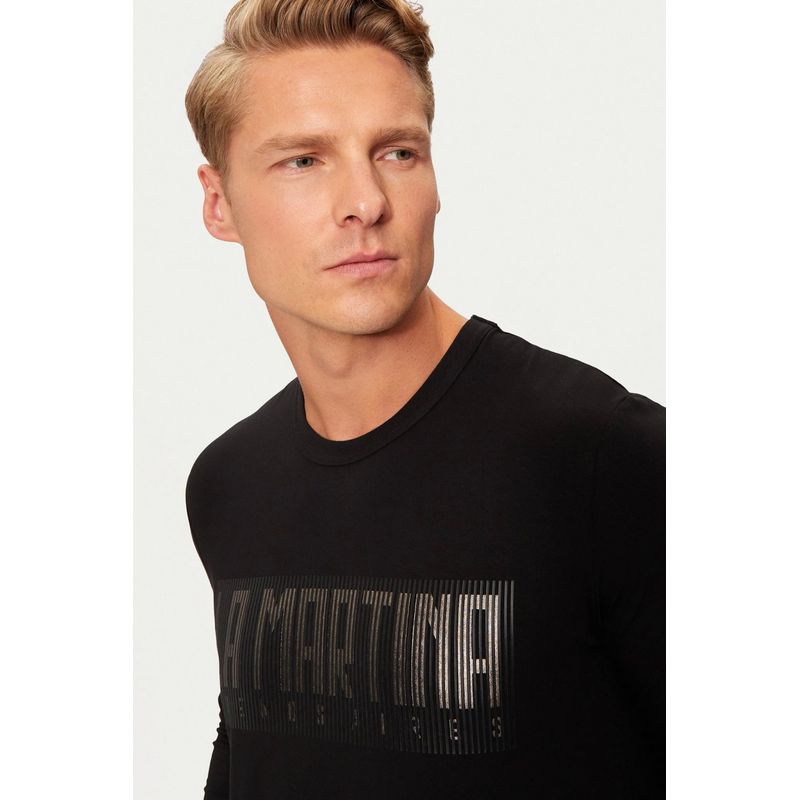 Fashion, accesorii si bijuterii - Barbati - Imbracaminte - Tricouri si bluze barbati - Bluza barbati La Martina ZMR305, XL INTL, Negru - Infinity.ro