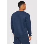 Fashion, accesorii si bijuterii - Barbati - Imbracaminte - Tricouri si bluze barbati - Bluza sport cu decolteu la baza gatului si imprimeu logo, 3XL INTL, Bleumarin - Infinity.ro