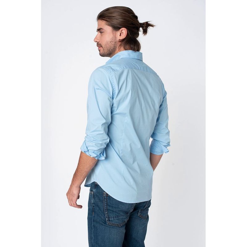 Fashion, accesorii si bijuterii - Barbati - Imbracaminte - Camasi barbati - Camasa La Martina regular fit cu logo brodat CCMC01, XL INTL, Albastru - Infinity.ro