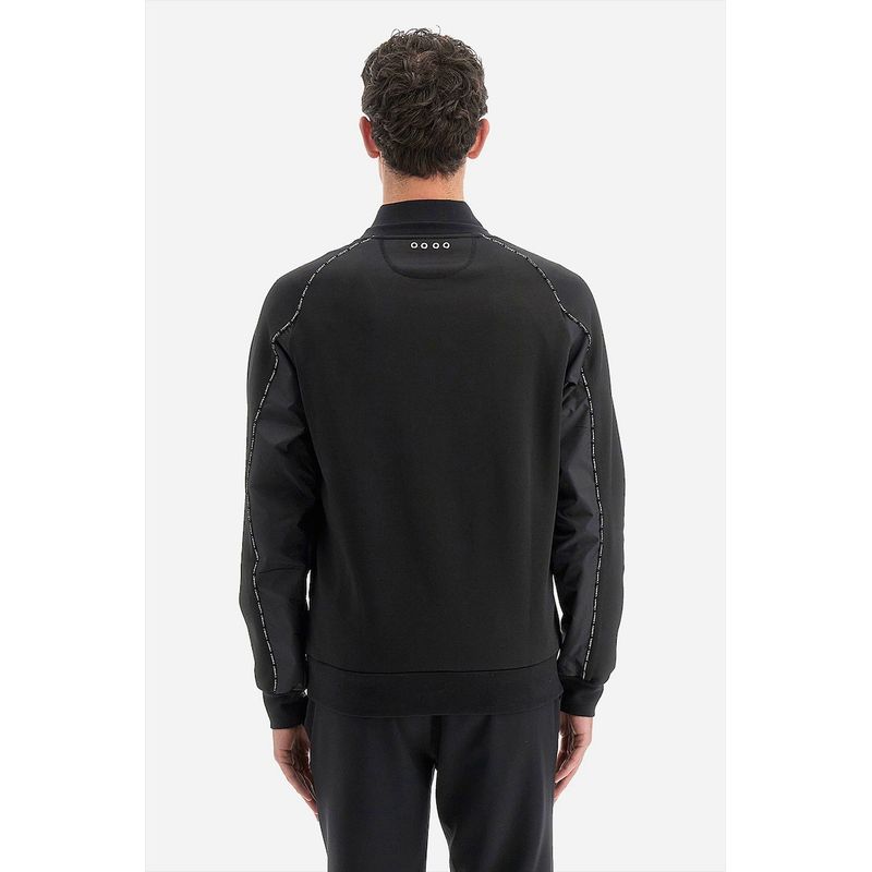 Fashion, accesorii si bijuterii - Barbati - Imbracaminte - Hanorace barbati - Bluza sport barbati  La Martina WMF314, S INTL, Negru - Infinity.ro