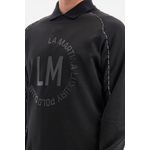Fashion, accesorii si bijuterii - Barbati - Imbracaminte - Tricouri si bluze barbati - Bluza sport barbati  La Martina WMF314, Negru,  L INTL - Infinity.ro