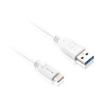 Laptop, Telefoane si Tablete - Telefoane mobile si accesorii - Accesorii Telefoane - Cabluri si adaptoare telefoane - Cablu de incarcare si transfer de date GoGEN USB / USB-C, incarcare rapida, 1 m, alb - Infinity.ro