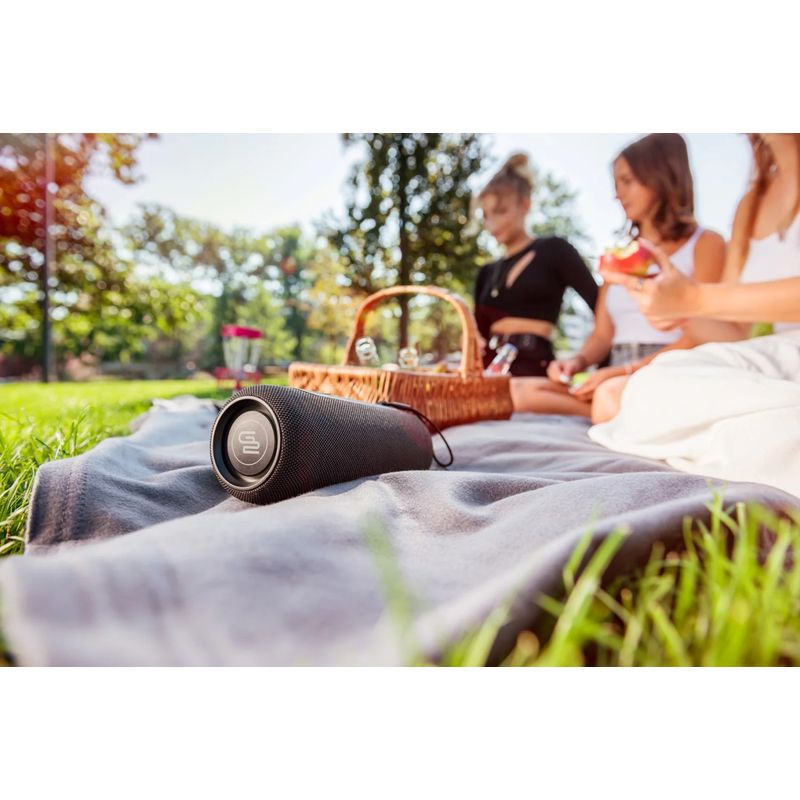 TV, Audio-Video si Foto - Portabile audio - Boxe portabile - Boxa portabila GoGEN CLUBEE BS 370B, 24 W, 3.7V/3000 mAh, Bluetooth, TWS, USB, intrare AUX, IPX 5, negru - Infinity.ro