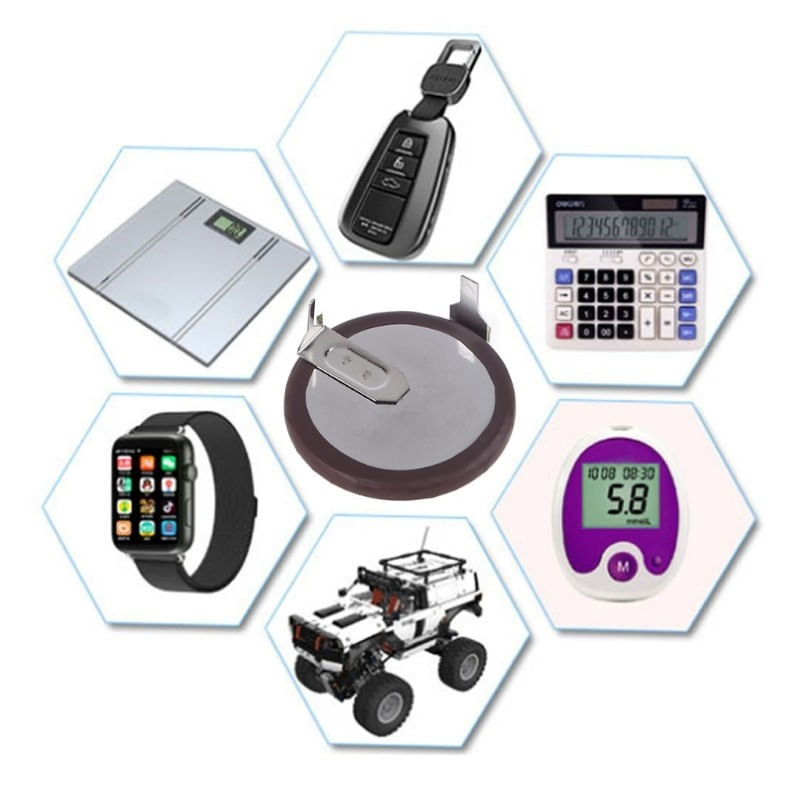 Auto si Moto - Electronice auto - Accesorii electronice auto - Baterie Reincarcabila Techstar® VL2020, Pentru BMW, Land Rover, 3V, 50mAh, 20 mm, Maro/Argintiu - Infinity.ro