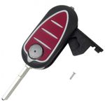 Auto si Moto - Electronice auto - Accesorii electronice auto - Carcasa Cheie Auto Techstar® Alfa Romeo Mito, Giulietta, 159, GTA, 3 Butoane - Infinity.ro