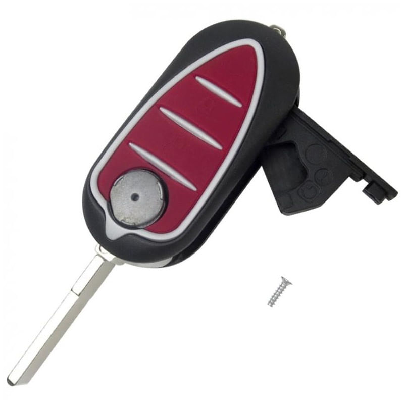 Auto si Moto - Electronice auto - Accesorii electronice auto - Carcasa Cheie Auto Techstar® Alfa Romeo Mito, Giulietta, 159, GTA, 3 Butoane - Infinity.ro