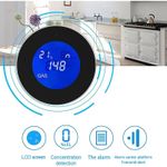 Casa si Gradina - Electrice - Smart Home - Alarme si accesorii - Detector de scurgeri de gaz si alarma de incendiu Techstar®, Wi-Fi, 150mA, Afisaj LCD, Control APP Tuya, Notificari - Infinity.ro