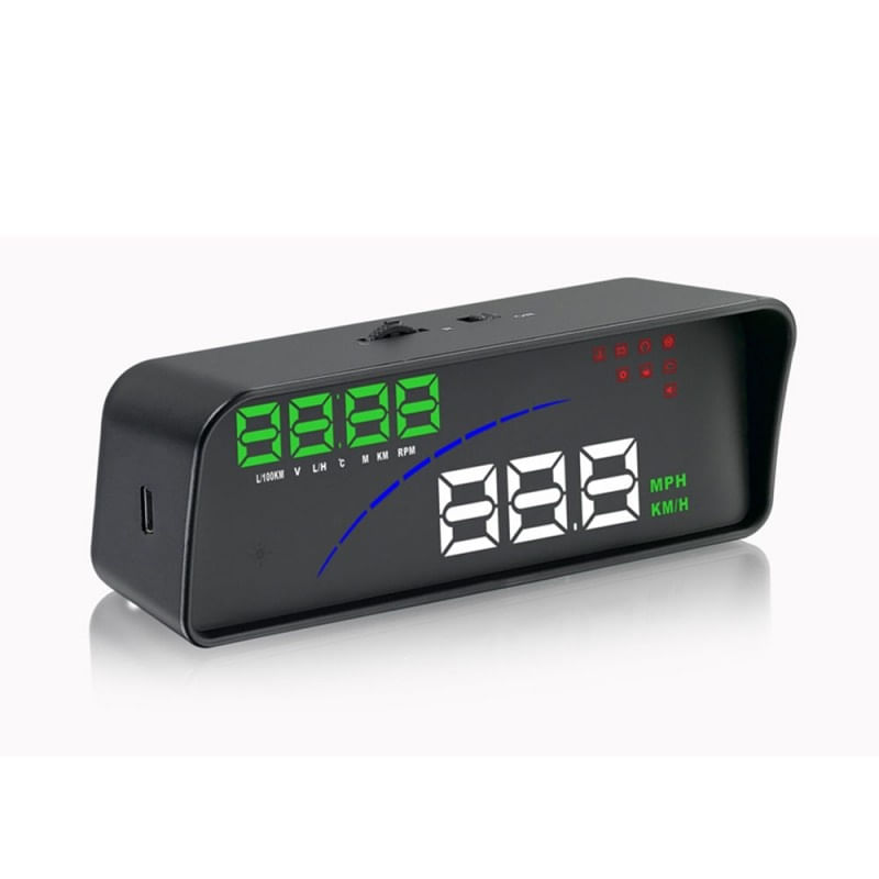 Auto si Moto - Electronice auto - Accesorii electronice auto - Proiector informatii de bord pe parbriz, Head Up Display Techstar® OBD II, P 9, display 3,6 inch, viteza vehiculului - Infinity.ro