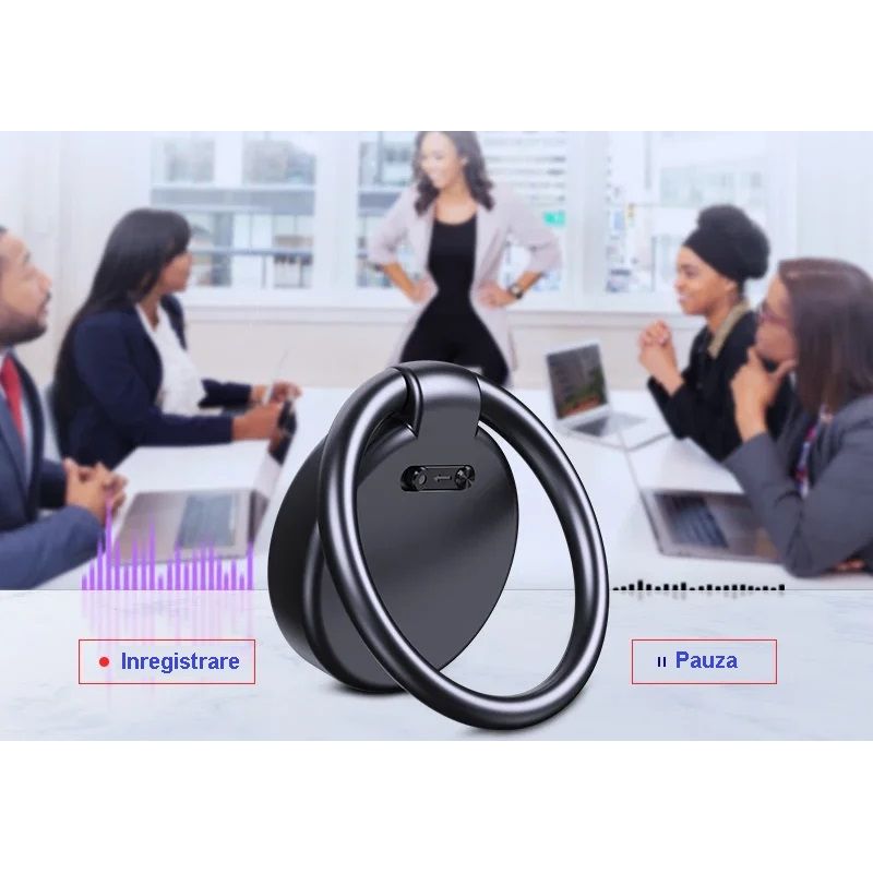 TV, Audio-Video si Foto - Portabile audio - Reportofoane - Mini reportofon breloc Redquit , 8 GB, activare vocala, inregistreaza 24 de ore, Standby 30 de zile - Infinity.ro