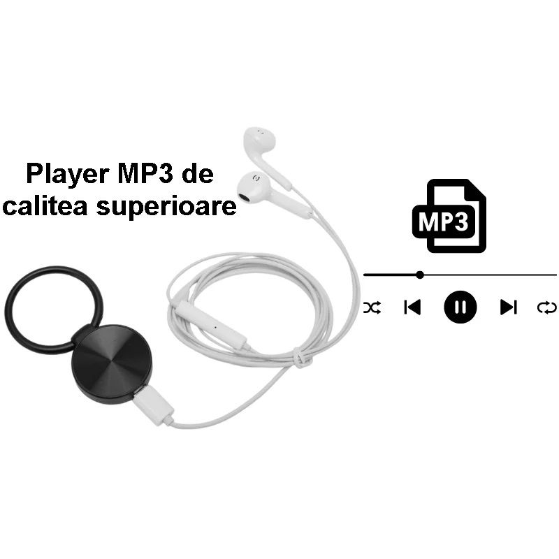 TV, Audio-Video si Foto - Portabile audio - Reportofoane - Mini reportofon breloc Redquit , 16 GB, activare vocala, inregistreaza 24 de ore, Standby 30 de zile - Infinity.ro