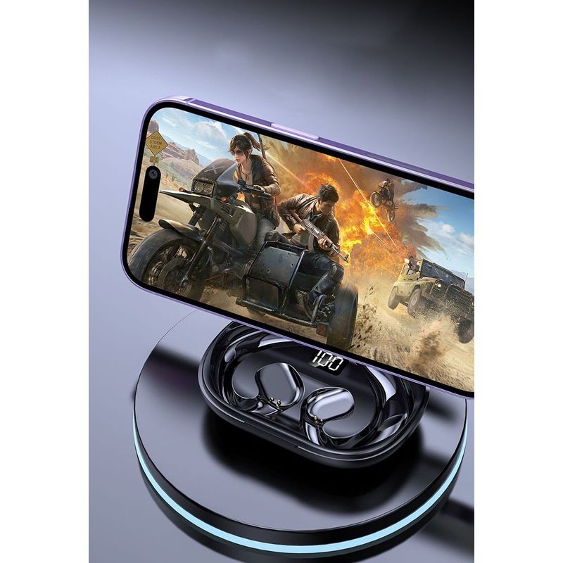 TV, Audio-Video si Foto - Portabile audio - Casti audio - Casti Wireless Bluetooth MRG MR14 , Stereo, LCD, cu Carcasa, Negru - Infinity.ro