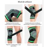 Ingrijire personala si Cosmetice - Sanatate si wellness - Aparate medicale - Suporturi ortopedice si orteze - Genuchiera Elastica Sport MRG M266, Universala, Respirabila, Pentru Orteza - Infinity.ro