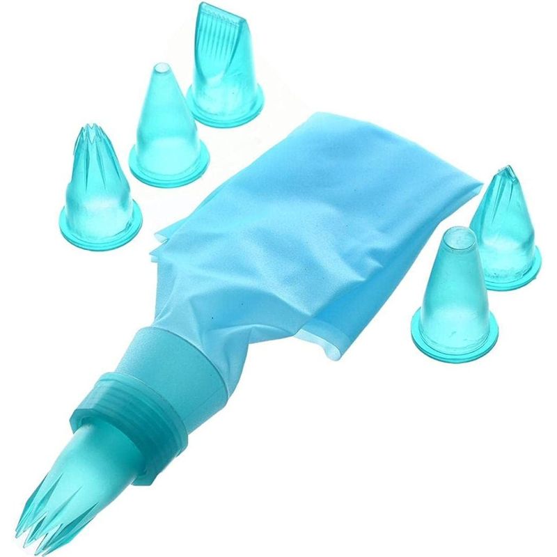 Casa si Gradina - Bucatarie si vesela - Ustensile bucatarie - Ustensile ornare prajituri - Set accesorii de bucatarie 6 duiuri pentru umplutura cu pos, 501COF - Infinity.ro
