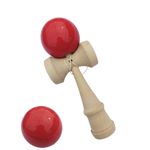 Jucarii, Copii si Bebe - Jucarii si jocuri - Jucarii & jocuri educative - Jucarii interactive - Kendama profesionala, Bila din lemn, Rosu lucios, 48KD - Infinity.ro