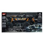 Jucarii, Copii si Bebe - Jucarii si jocuri - Vehicule si jucarii cu telecomanda - Masinute - Masina Off Road cu telecomanda, 6 roti TPR mari, sistem de suspensie, deplasare pe sol si pe apa, 52x32x26.5cm, negru - Infinity.ro