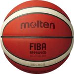 Sport si Outdoor - Sporturi de echipa - Baschet - Mingi de baschet - Minge baschet Molten B7G5000 oficiala FIBA, piele naturala - Infinity.ro