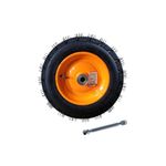 Casa si Gradina - Constructii - Depozitare, transport si protectie - Accesorii echipamente pentru transport si ridicat - 400-8 ROATA PNEUMATICA AX 20X93 mm NEW PROTECTOR - Infinity.ro