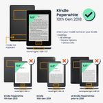 Laptop, Telefoane si Tablete - Ebook reader si accesorii - Accesorii eBook Reader - Husa pentru Kindle Paperwhite 10, Piele ecologica, Gri - Infinity.ro