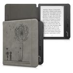 Laptop, Telefoane si Tablete - Ebook reader si accesorii - Accesorii eBook Reader - Husa pentru Tolino Vision 5, Piele ecologica, Gri, kwmobile - Infinity.ro