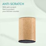 Casa si Gradina - Bucatarie si vesela - Organizare si depozitare bucatarie - Cutii alimentare - Cutie de paine din metal, Navaris, deschidere frontala, 35.2x23.5x23 cm, Verde deschis - Infinity.ro