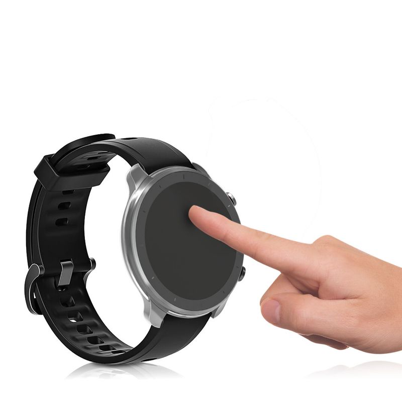 Laptop, Telefoane si Tablete - Wearables si gadgeturi - Wearables - Accesorii wearables - Set 2 Huse pentru Xiaomi Amazfit GTR 2 / Amazfit GTR 2e, kwmobile, Silicon, Negru / Transparent - Infinity.ro