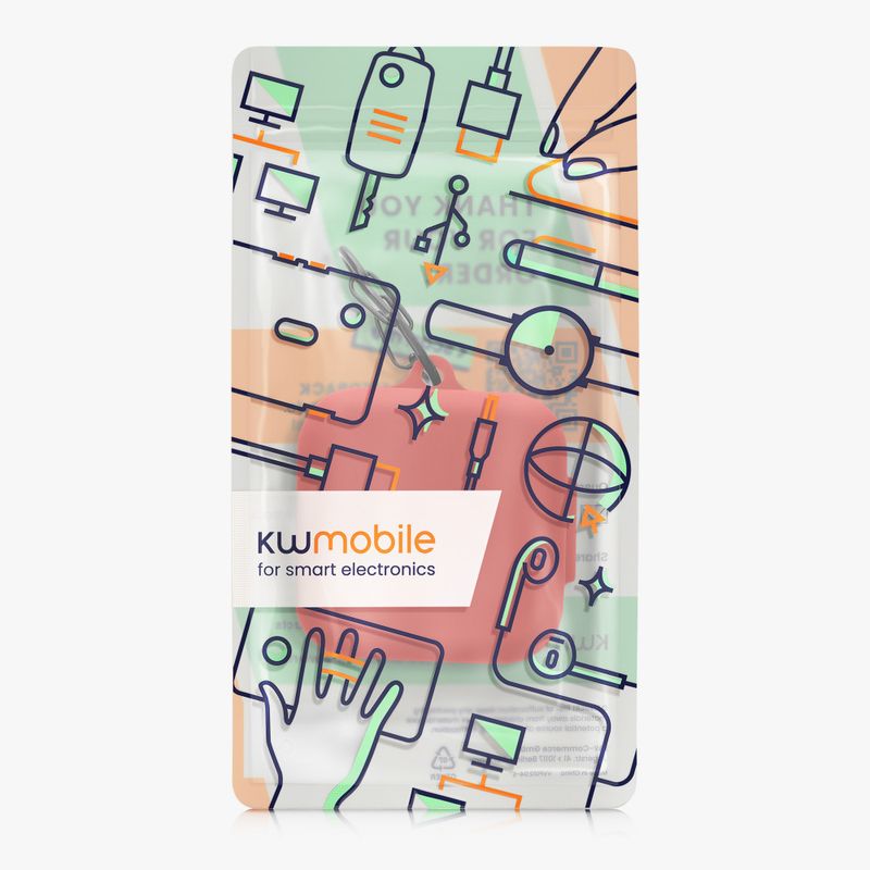 Laptop, Telefoane si Tablete - Telefoane mobile si accesorii - Accesorii Telefoane - Alte accesorii telefoane - Husa pentru casti Nothing Nothing Ear (1), Kwmobile, Rosu, Silicon - Infinity.ro