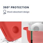 Laptop, Telefoane si Tablete - Telefoane mobile si accesorii - Accesorii Telefoane - Alte accesorii telefoane - Husa pentru casti Nothing Nothing Ear (1), Kwmobile, Rosu, Silicon - Infinity.ro