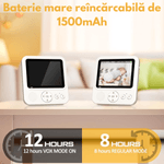 Casa si Gradina - Mobilier - Mobilier copii - Monitoare video copii - Baby Monitor Digital si Camera Audio-Video Wireless, Supraveghere Bebe, baterie1500mAh, Ecran IPS 2.8” cu Night Vision - Infinity.ro