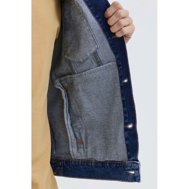 Fashion, accesorii si bijuterii - Barbati - Imbracaminte - Jachete si geci barbati - Geaca de blugi Tommy Jeans din denim de tranzitie Albastru S INTL - Infinity.ro