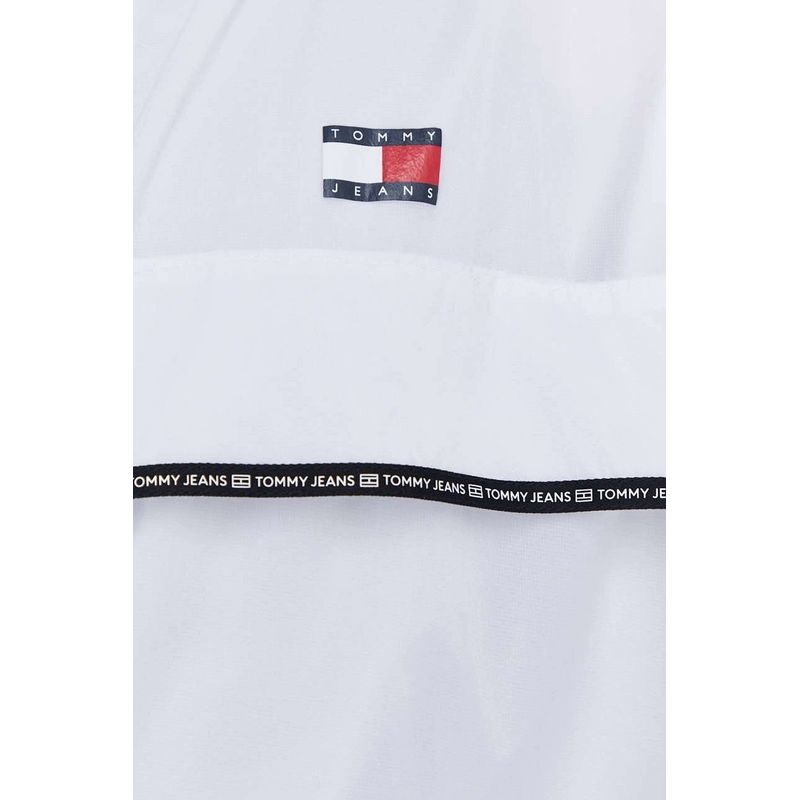 Fashion, accesorii si bijuterii - Barbati - Imbracaminte - Jachete si geci barbati - Geaca barbati Tommy Jeans culoarea alb, de tranzitie  L INTL Alb - Infinity.ro