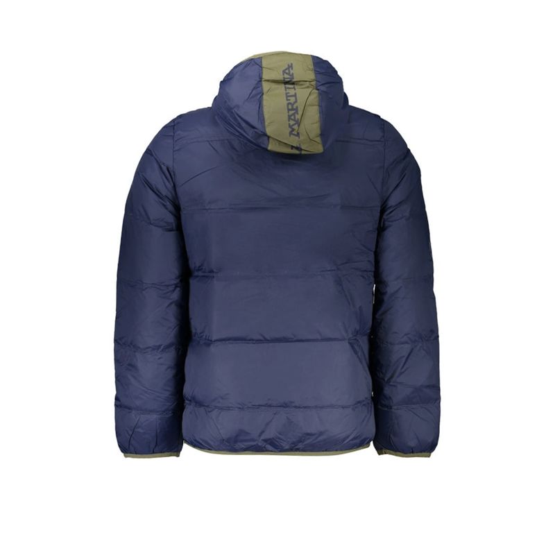 Fashion, accesorii si bijuterii - Barbati - Imbracaminte - Jachete si geci barbati - Geaca barbati La Martina cu umplutura de puf si gluga Bleumarin  L INTL - Infinity.ro