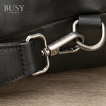 Sport si Outdoor - Articole de voiaj - Genti voiaj - Geanta voiaj, fitness Maverick, piele naturala, compartiment laptop, unisex, capacitate mare, neagra - Infinity.ro