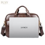 Laptop, Telefoane si Tablete - Laptopuri si accesorii - Accesorii Laptop - Genti laptop - Geanta laptop 15 inch din piele naturala Dexter - Infinity.ro