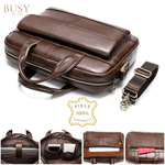 Laptop, Telefoane si Tablete - Laptopuri si accesorii - Accesorii Laptop - Genti laptop - Geanta laptop 15 inch din piele naturala Dexter - Infinity.ro