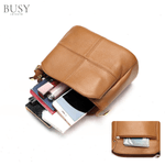 Fashion, accesorii si bijuterii - Femei - Accesorii femei - Genti si rucsacuri femei - Geanta dama Caprice, piele naturala, de umar si de mana, compartimente multiple, maro - Infinity.ro