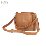 Fashion, accesorii si bijuterii - Femei - Accesorii femei - Genti si rucsacuri femei - Geanta dama Caprice, piele naturala, de umar si de mana, compartimente multiple, maro - Infinity.ro