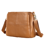 Fashion, accesorii si bijuterii - Femei - Accesorii femei - Genti si rucsacuri femei - Geanta dama Caprice, piele naturala, de umar si de mana, compartimente multiple, maro - Infinity.ro