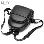 Fashion, accesorii si bijuterii - Femei - Accesorii femei - Genti si rucsacuri femei - Rucsac dama Ziana, piele naturala, negru - Infinity.ro