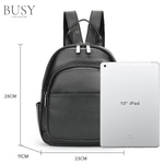 Fashion, accesorii si bijuterii - Femei - Accesorii femei - Genti si rucsacuri femei - Rucsac dama Ziana, piele naturala, negru - Infinity.ro