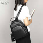 Fashion, accesorii si bijuterii - Femei - Accesorii femei - Genti si rucsacuri femei - Rucsac dama Ziana, piele naturala, negru - Infinity.ro