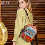 Fashion, accesorii si bijuterii - Femei - Accesorii femei - Genti si rucsacuri femei - Rucsac dama IoSono Mini II, piele naturala, compact, multicolor aleatoriu - Infinity.ro