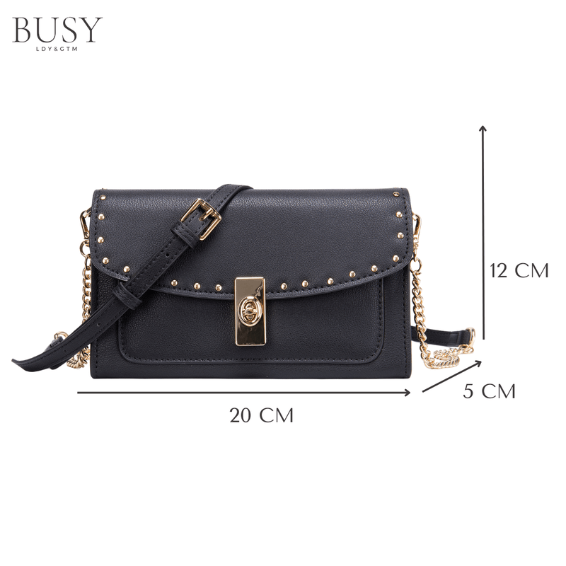 Fashion, accesorii si bijuterii - Femei - Accesorii femei - Genti si rucsacuri femei - Geanta dama Monroe, piele naturala, eleganta si minimalista, neagra - Infinity.ro